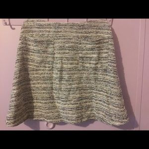 Tweed Skirt with Pockets